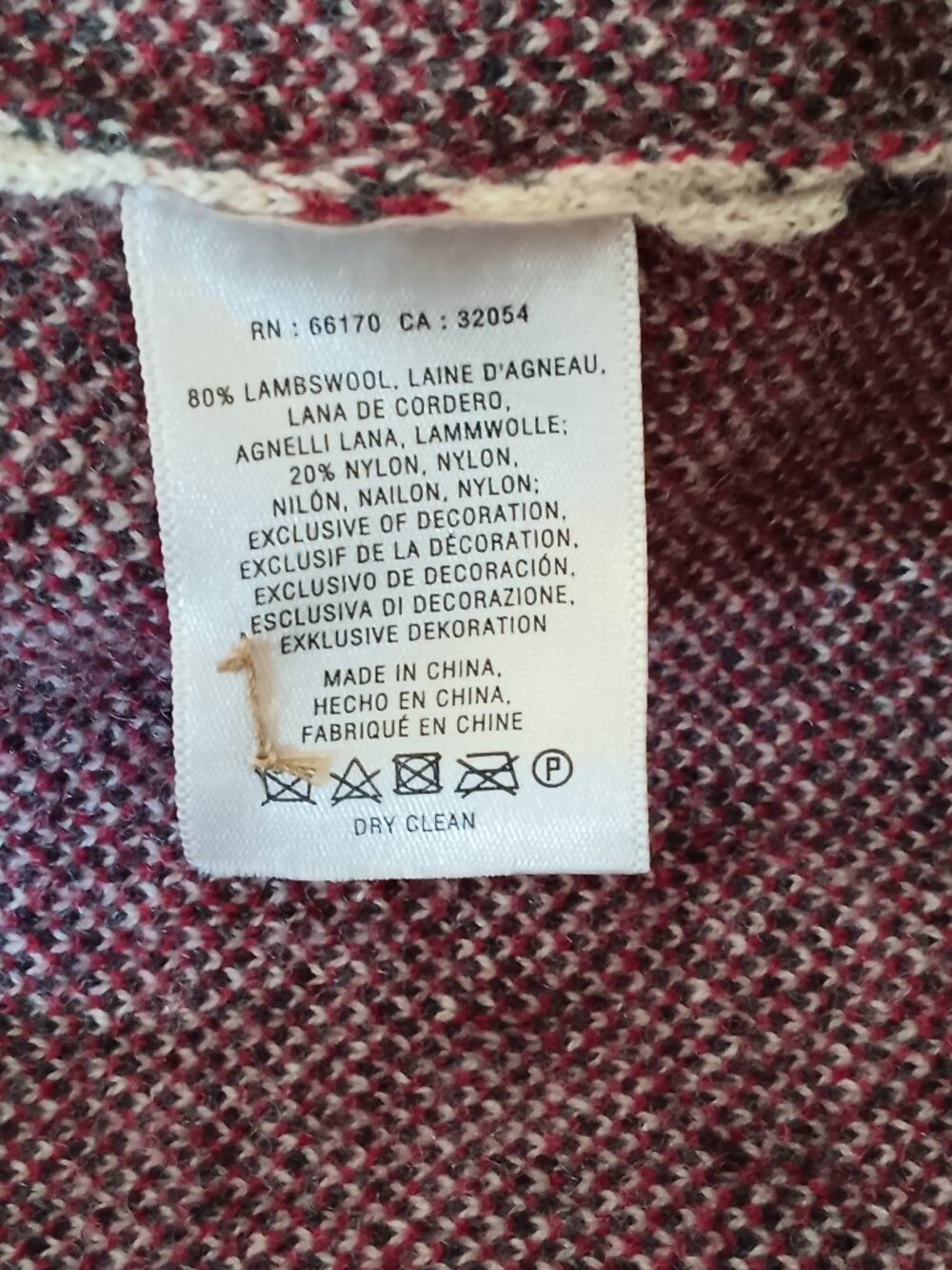 Anthropologie Lambs Wool Sweater Angel Of The North Fringe Boho Beaded Western - Picture 8 of 10